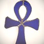 OMEN Blue Ankh Suncatcher