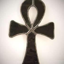 OMEN Black Ankh Suncatcher