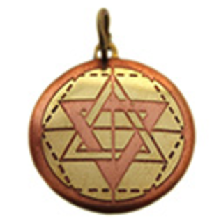 OMEN Star of Solomon Charm Pendant for Wisdom, Intuition, & Understanding