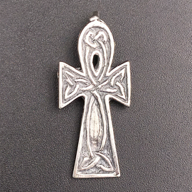 OMEN Celtic Ankh Pendant in Sterling Silver