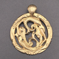 OMEN Mermaid Lovers Pendant in Bronze