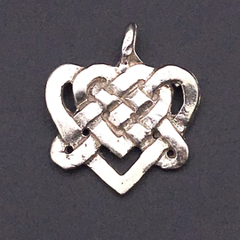 OMEN Celtic Lovers Knotwork pendant in Sterling Silver