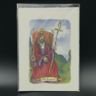 OMEN The Emperor - Tarot Greeting Card