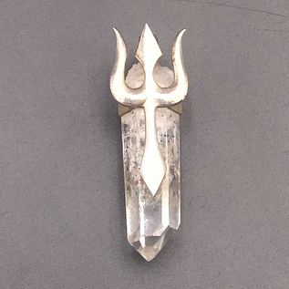 OMEN Brandenberg Quartz with Sterling Silver Trident