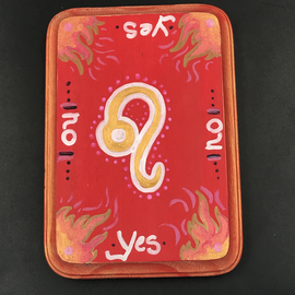 OMEN Leo Pendulum Board in Fire Red and Gold