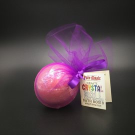 OMEN Pure Magic Hekate Crystal Ball Bath Bomb with a Jet Crystal Inside!
