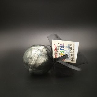 OMEN Pure Magic Grave Spirits Crystal Ball Bath Bomb with an Obsidian Crystal Inside!