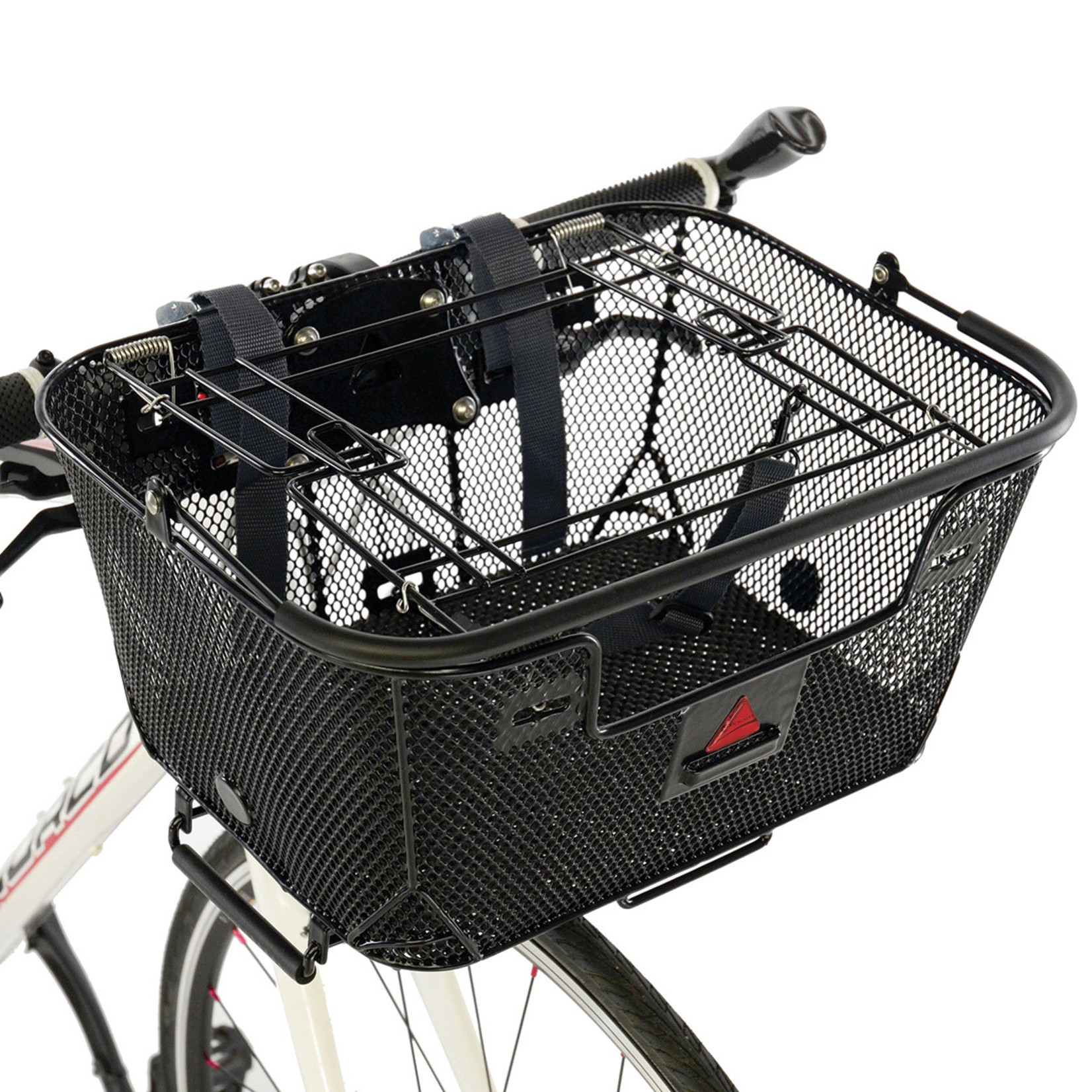 AXIOM Axiom Quick-Release Pet Basket with Rack and Handlebar Mounts - Black