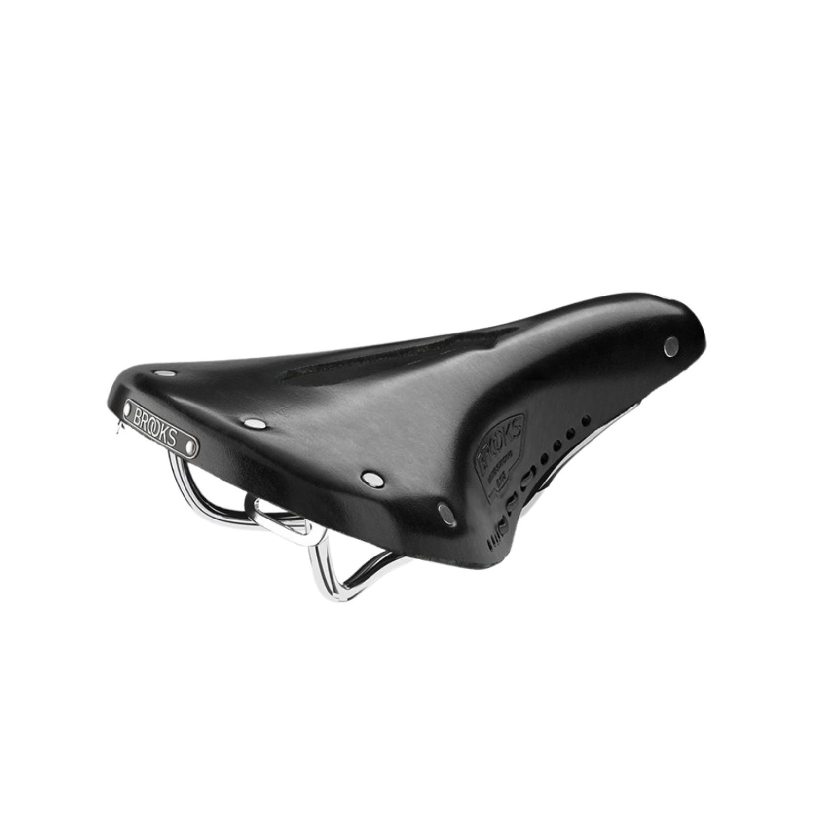 Brooks Brooks, B17 Carved Short - Black