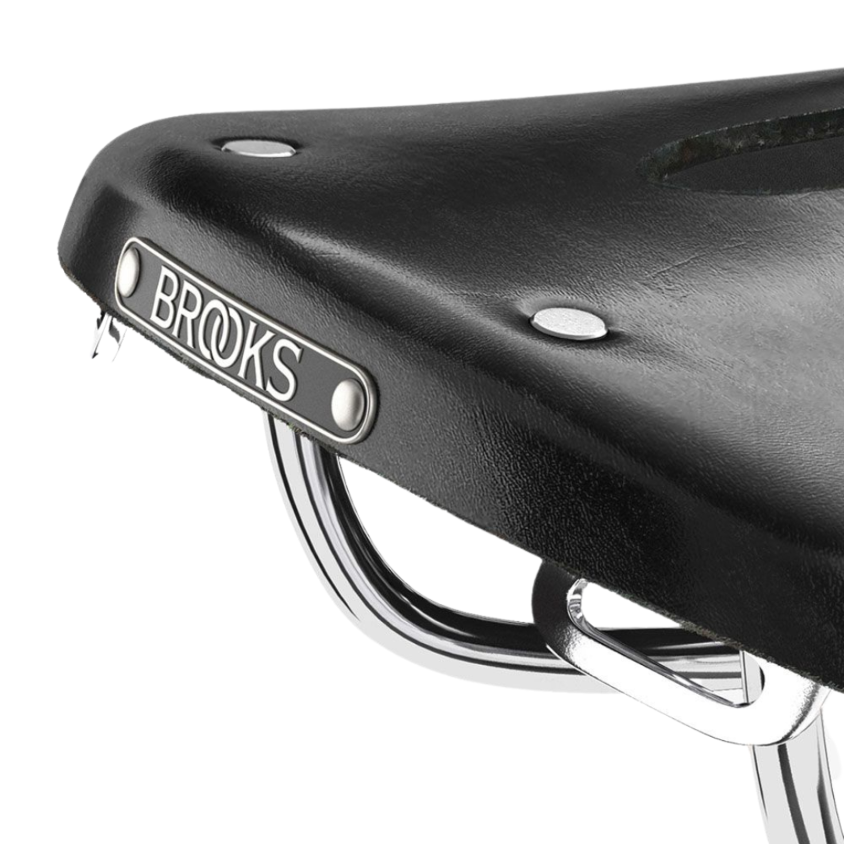 Brooks Brooks, B17 Carved Short - Black