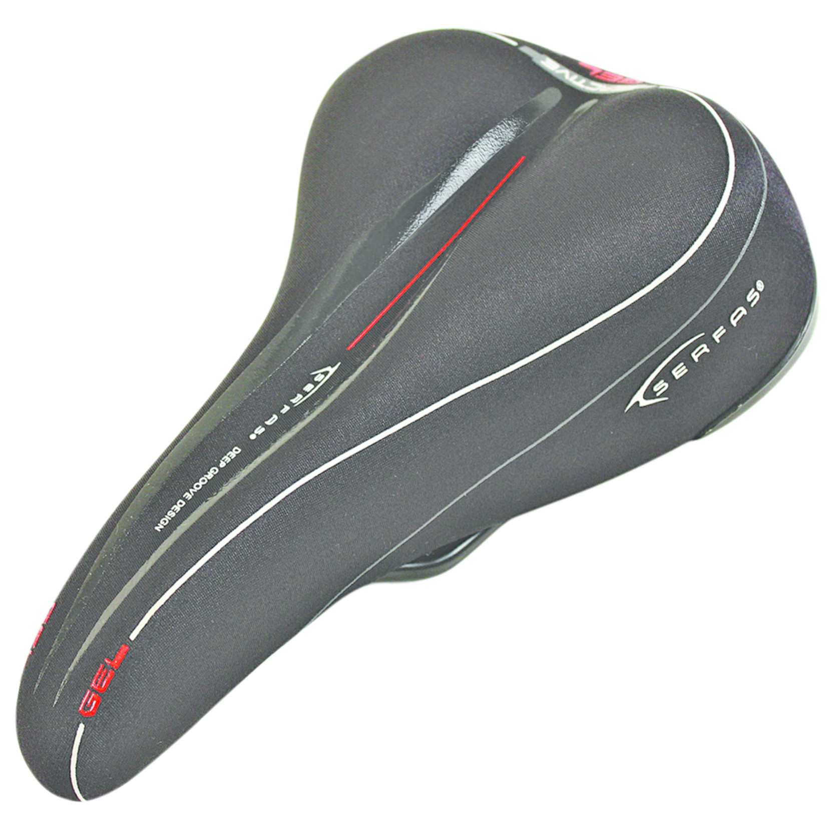 Serfas Reactive Gel, Youth Saddle with Lycra Cover