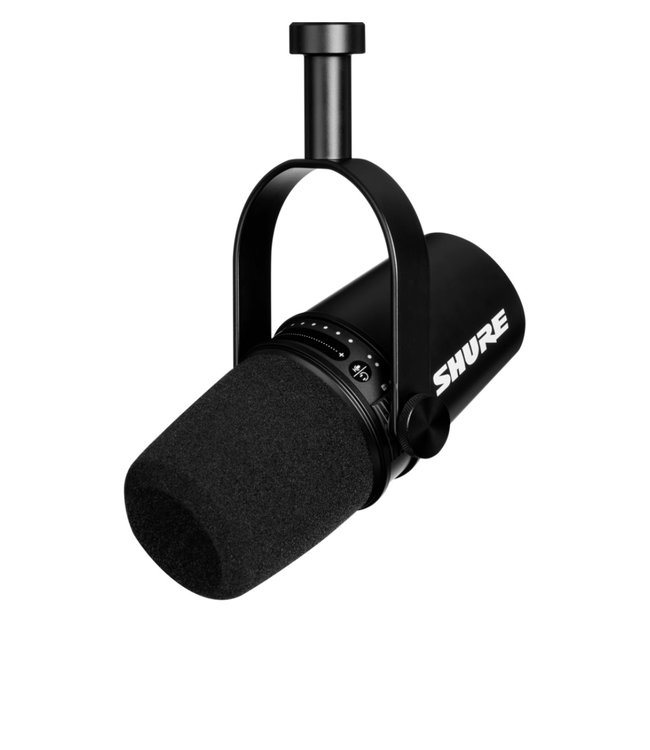 Shure Shure MV7 XLR/USB Cardioid Dynamic Podcast Microphone - Black