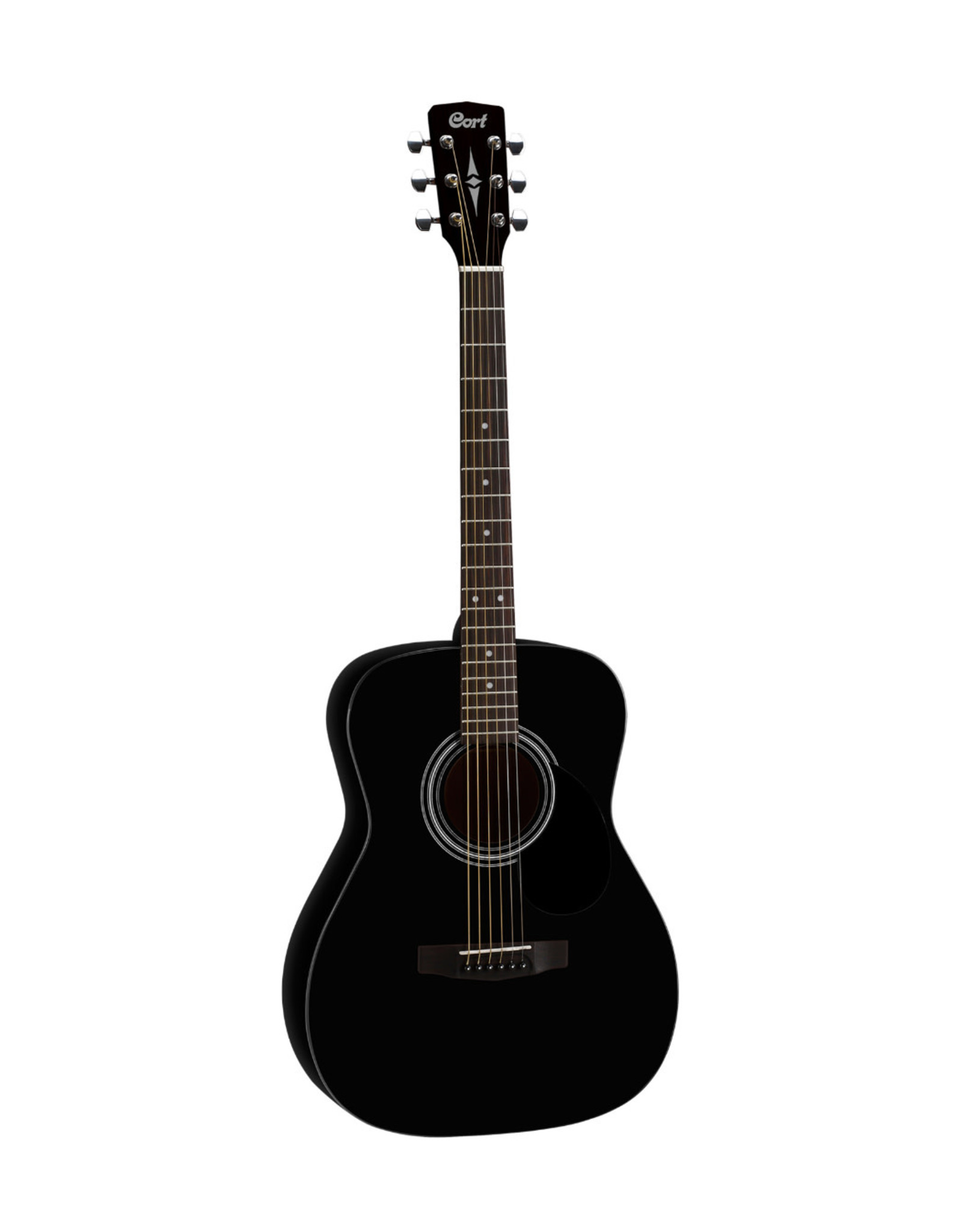 Cort Cort Standard Series Concert Acoustic - Spruce Top, Black (AF510-BKS)