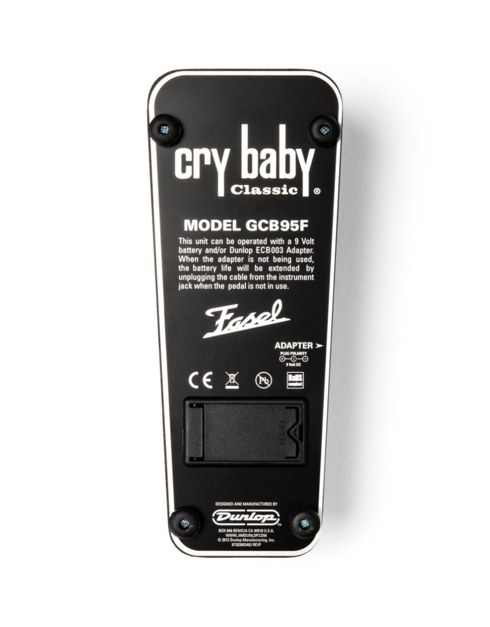 Dunlop Dunlop Cry Baby Classic Wah Pedal (GCB-95F)