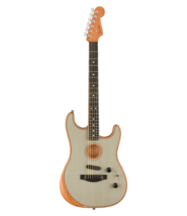Fender Fender American Acoustasonic Stratocaster - Ebony Fretboard, Transparent Sonic Blue
