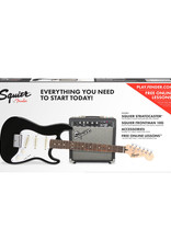 Squier Squier Stratocaster Pack - Laurel Fretboard, Black, 10G Amp, Gig Bag (0371823006)
