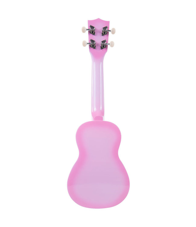 Makala Dolphin Soprano Ukulele - Pink Burst