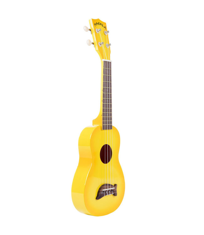 Makala Dolphin Soprano Ukulele - Yellow Burst