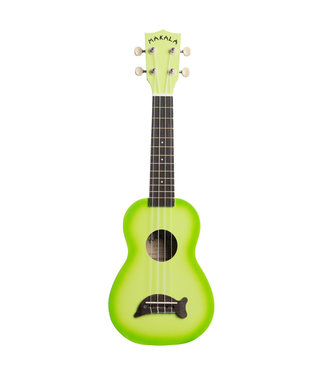 Makala Makala Dolphin Soprano Ukulele - Green Apple Burst