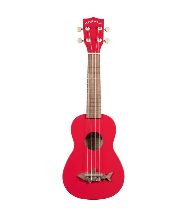 Makala Shark Soprano Ukulele - Red Sea