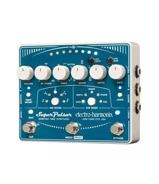 Electro-Harmonix Electro-Harmonix Super Pulsar Stereo Tap Tremolo Pedal