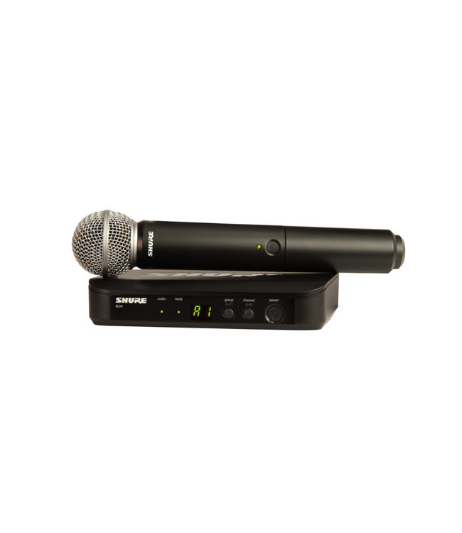 Shure Shure BLX24/SM58 Wireless Handheld Microphone System - H10 Band