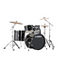 Yamaha Yamaha Rydeen 5-Piece Drum Kit - 10"/12"/14"/16"/22", Hardware, Cymbals, Throne - Black Glitter