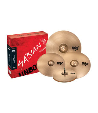 Sabian Sabian B8X Performance Plus Cymbal Pack - 14" Hi-Hats/16" Crash/18" Crash/20" Ride