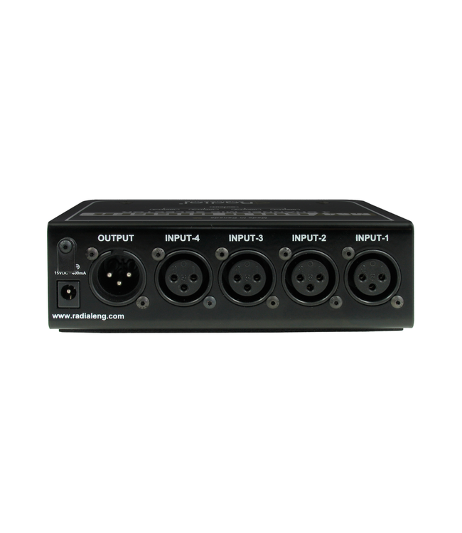 Radial Engineering Gold Digger 4-Channel Microphone Selector