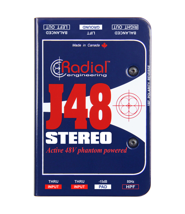 Radial Engineering Radial Engineering J48 Stereo Active DI Box