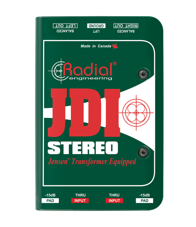 Radial Engineering JDI Stereo Passive DI Box