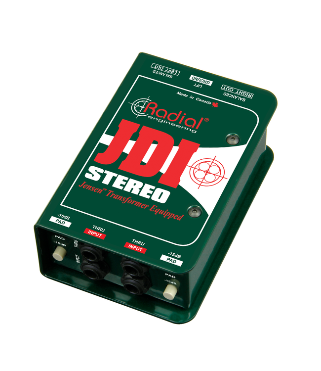 Radial Engineering JDI Stereo Passive DI Box