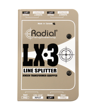 Radial Engineering Radial Engineering LX-3 Line Splitter