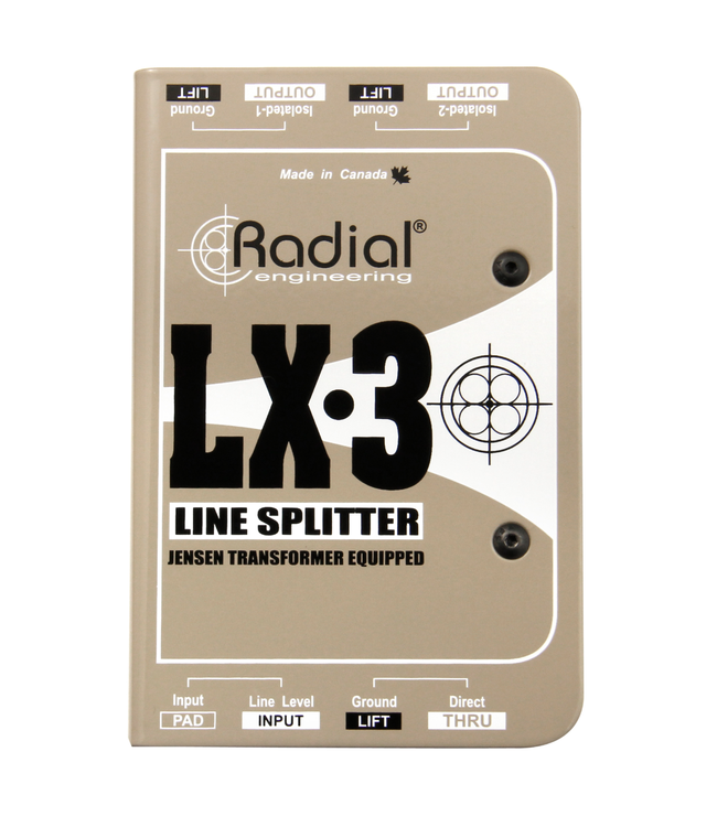 Radial Engineering LX-3 Line Splitter