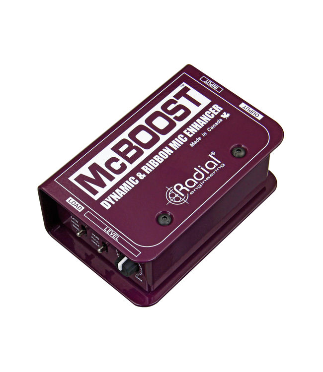 Radial Engineering McBoost Dynamic & Ribbon Microphone Enhancer