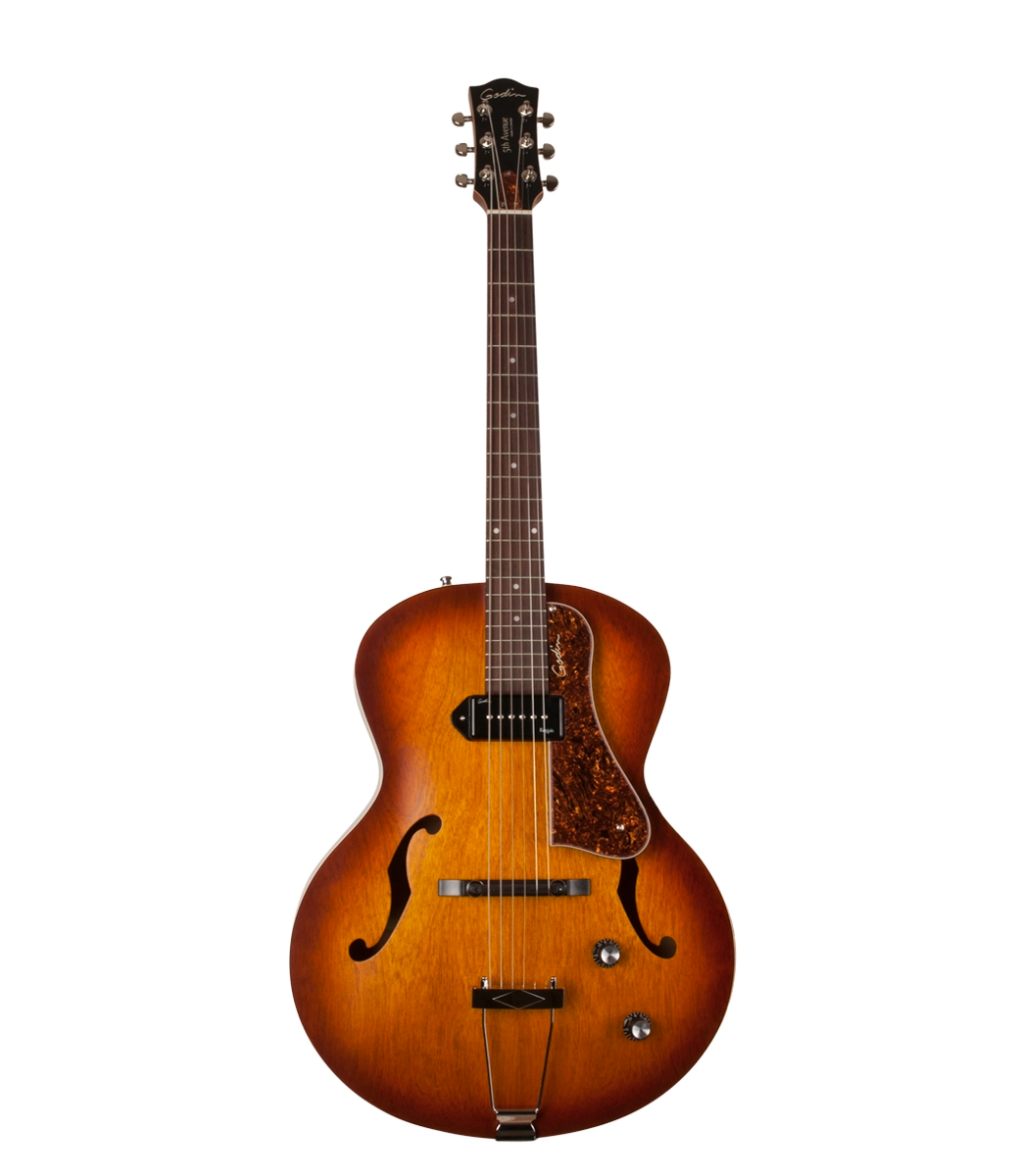 Godin 5th Avenue Kingpin P90 Cognac Burst - Get Loud Music
