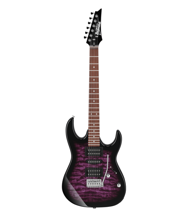 Ibanez RG Gio GRX70QA - Transparent Violet Sunburst (Demo Stock)