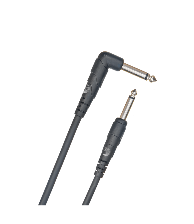 D'Addario D'Addario Classic Series Instrument Cable - 20' Straight/Angle