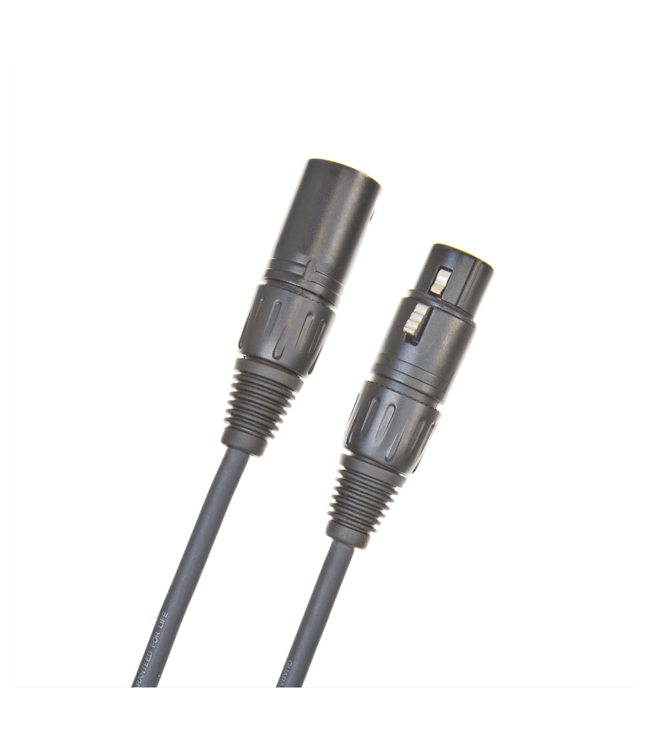 D'Addario Classic Series Microphone Cable XLR to XLR - 10'