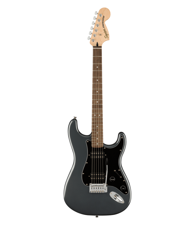 Squier Affinity Stratocaster HH - Laurel Fretboard, Charcoal Frost Metallic