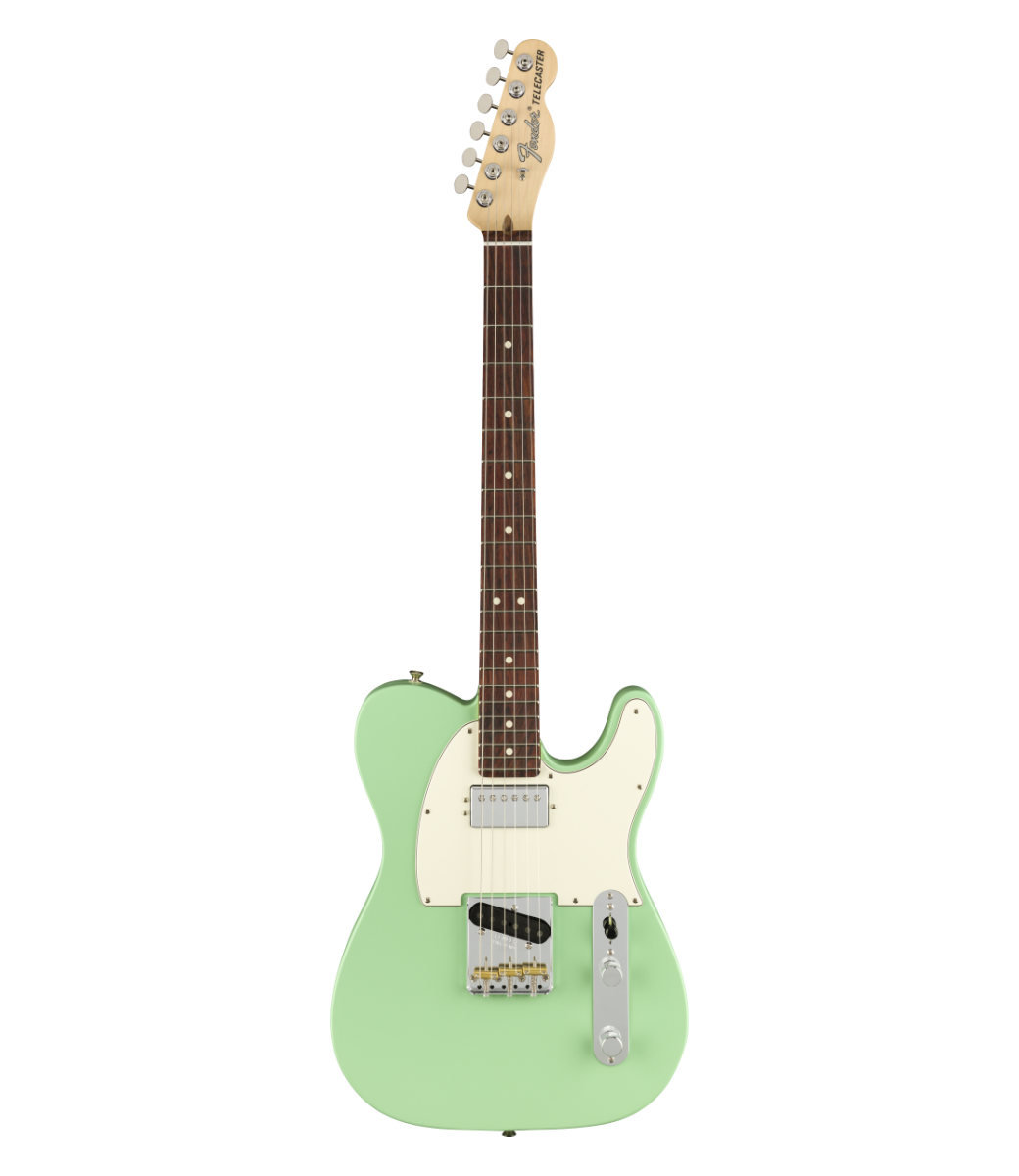 Fender American Performer Telecaster Humbucker - Rosewood Fretboard, Satin  Surf Green