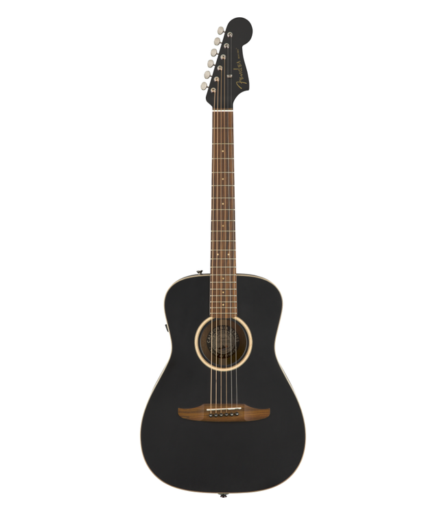 Fender Malibu Special - Pau Ferro Fretboard, Matte Black