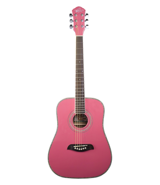 Oscar Schmidt Oscar Schmidt 3/4 Size Dreadnought Acoustic - Pink