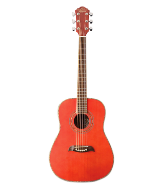 Oscar Schmidt Oscar Schmidt 3/4 Size Dreadnought - Transparent Red