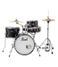 Pearl Pearl Roadshow 4-Piece Drum Kit - 10"/13"/14"/18", Hardware, Cymbals, Throne - Jet Black