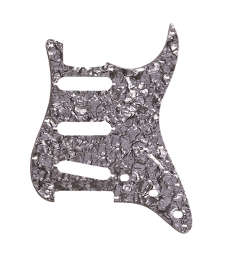 Fender Fender 11-Hole Mount SSS Stratocaster Pickguard - 4-Ply Black Pearl