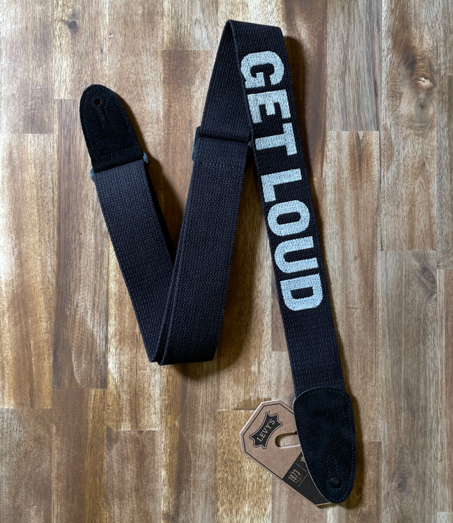 Get Loud Embroidered Guitar Strap