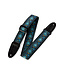 Levy's Levy's '60s Hootenanny Jacquard Weave Guitar Strap - Blue/Yellow