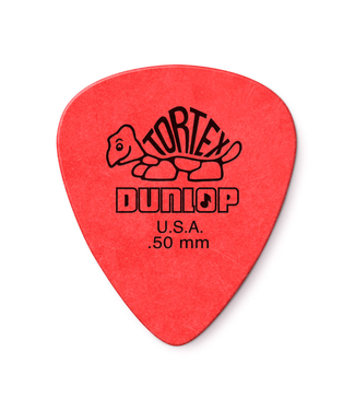 Dunlop Dunlop Tortex Standard Guitar Picks (12-Pack) - 0.50mm Red