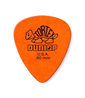 Dunlop Dunlop Tortex Standard Guitar Picks (12-Pack) - 0.60mm Orange